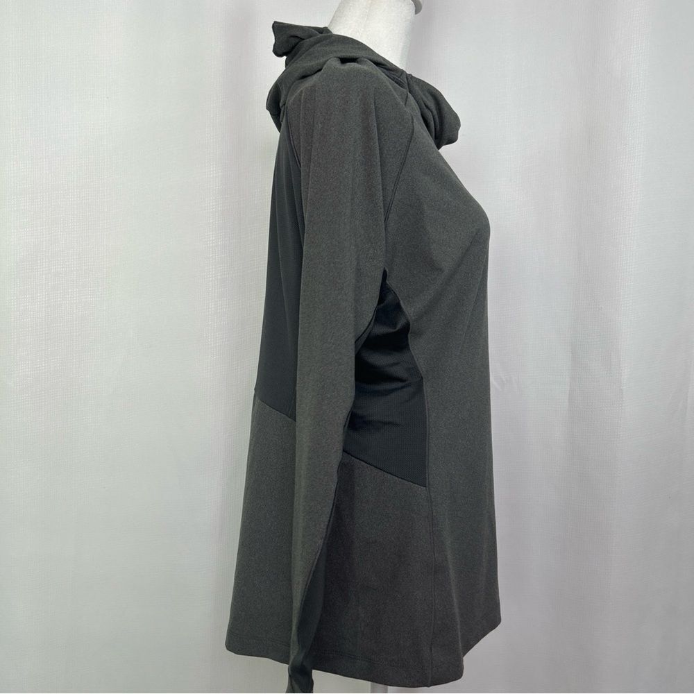 Mountain Hardwear Pullover Women Size Large Gray GHEE Long Sleeve Hoodie Hiking - Picture 7 of 9